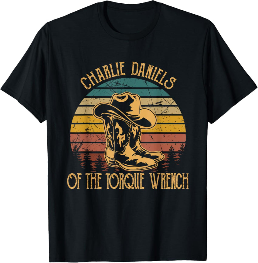 Charlie Daniels Of The Torque Wrench Sunset Boots Hats