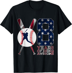 8 YEARS OF BEING AWESOME BASEBALL 8TH BIRTHDAY