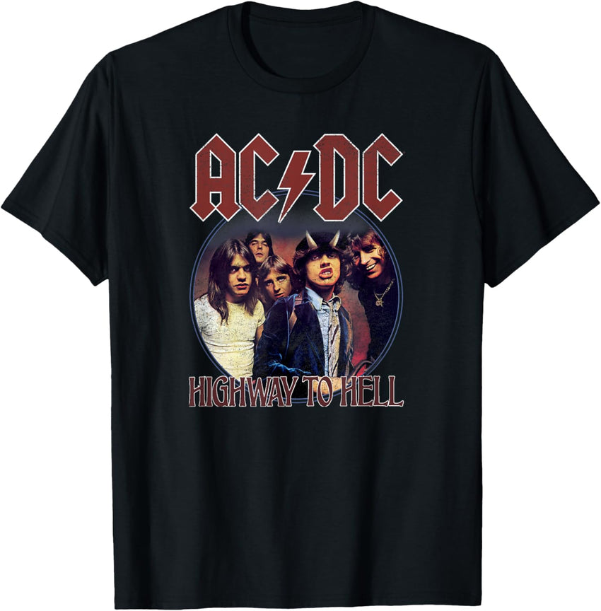 AC\/DC Rock Music Band Highway To Hell Circle