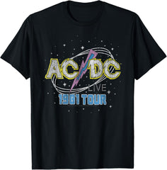 AC\/DC Rock Music Band 1981 Live Tour