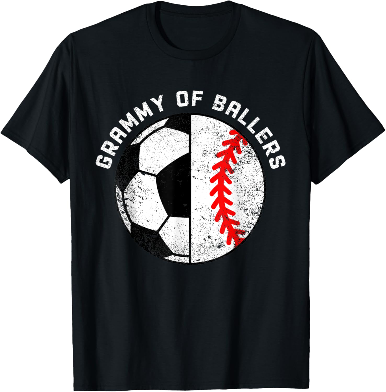 Grammy Of Ballers Funny Soccer Baseball Grandma Grammy