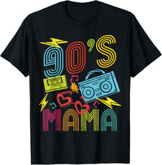 90s Mama 1990s 90's Retro Music Lover Nostalgia Mothers Day