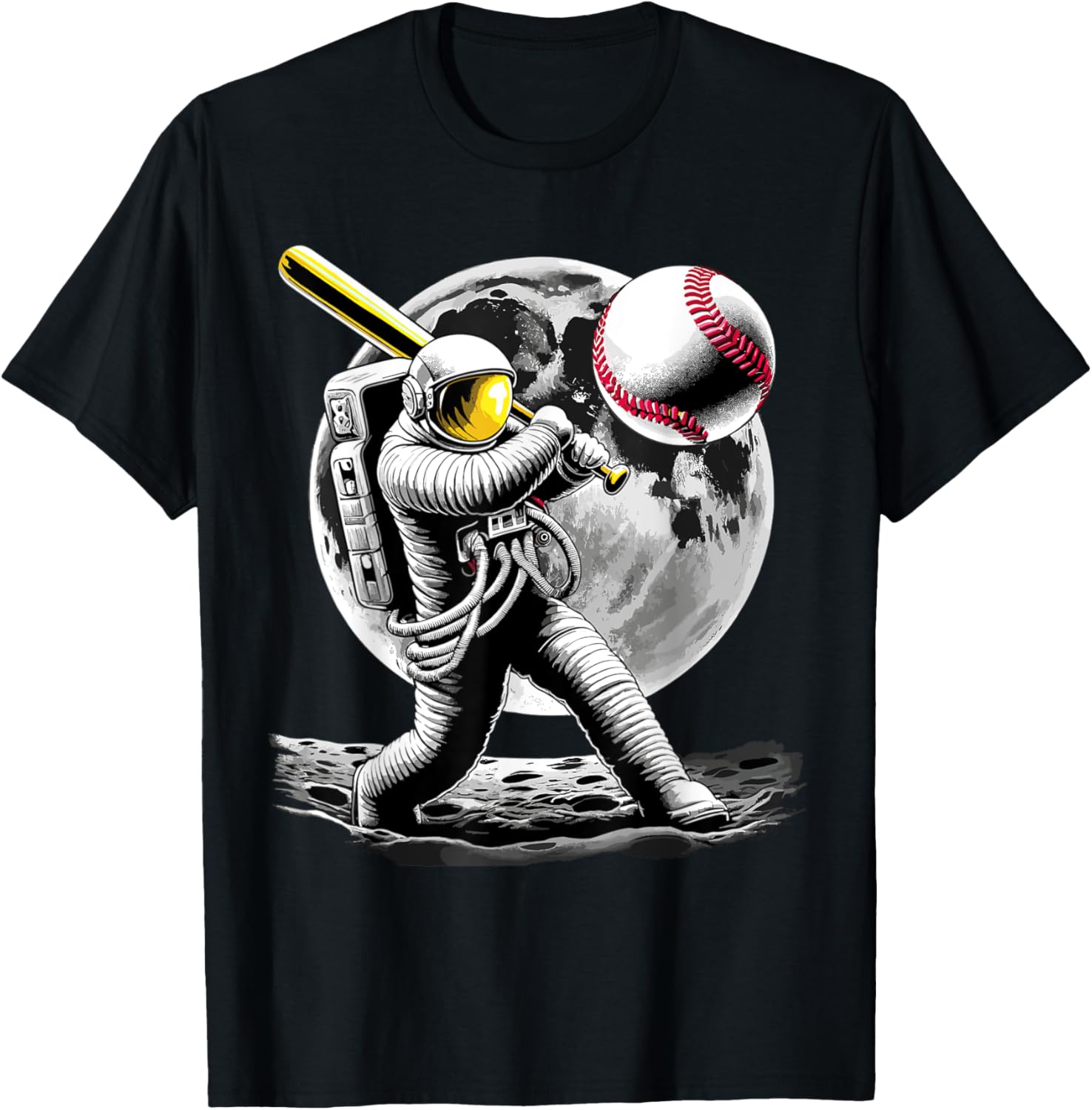 Baseball Astronaut Funny Space Baseball
