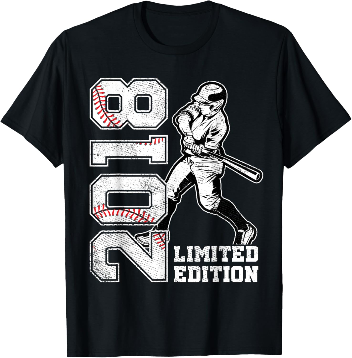 7th Birthday Baseball Limited Edition 2018 7 Years Old