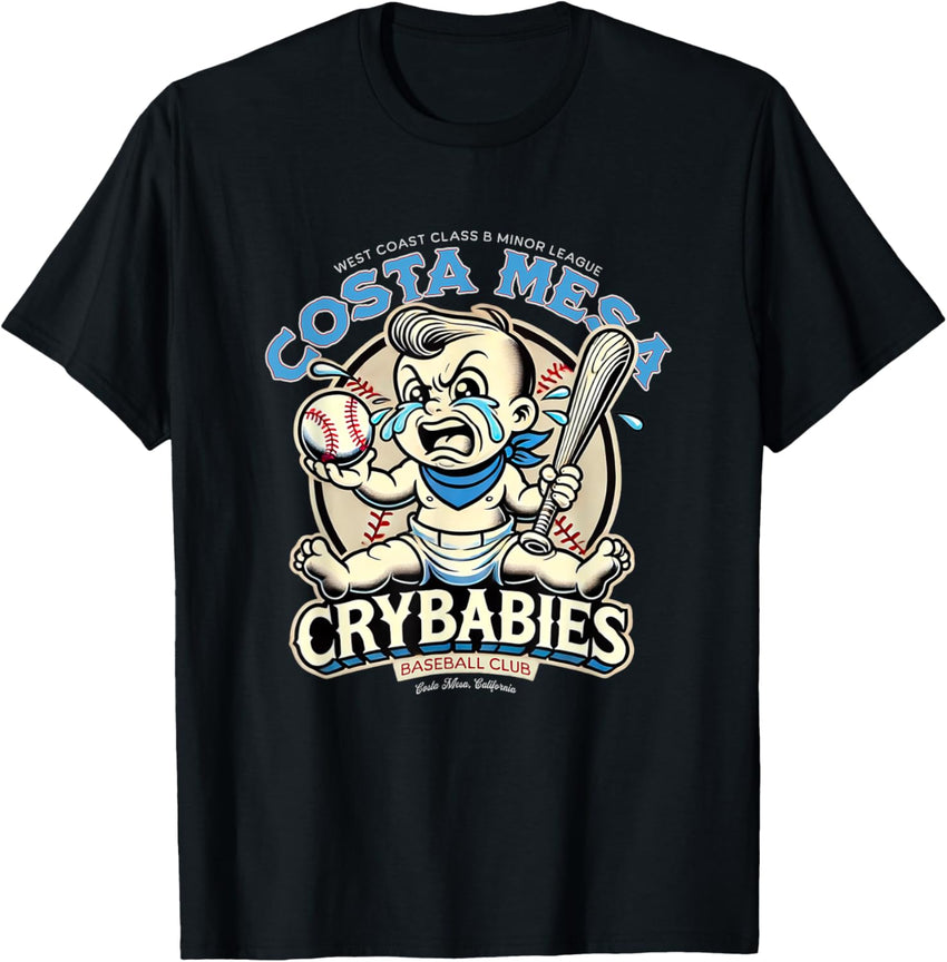 Minor League Baseball Team Costa Mesa Crybabies