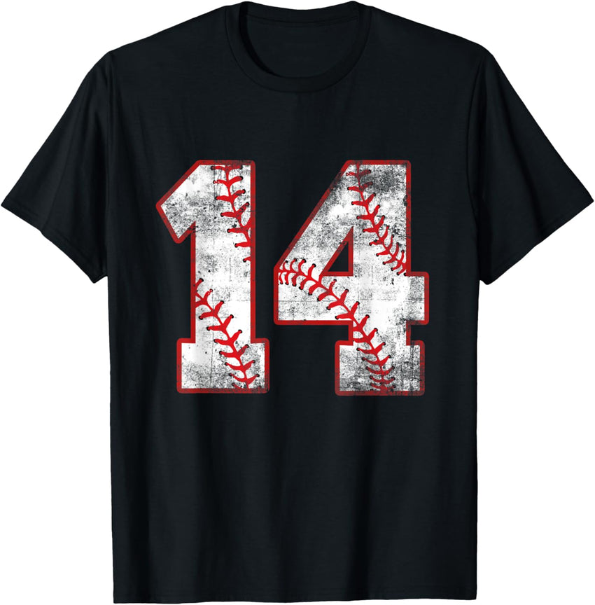 Baseball 14 Jersey 14th Birthday Gifts 14 Year Old Boys Kids