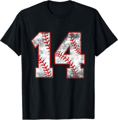 Baseball 14 Jersey 14th Birthday Gifts 14 Year Old Boys Kids