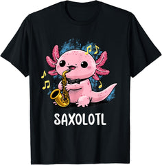 Axolotl apparel Saxolotl Saxophone Axolotl Music Sax Teacher