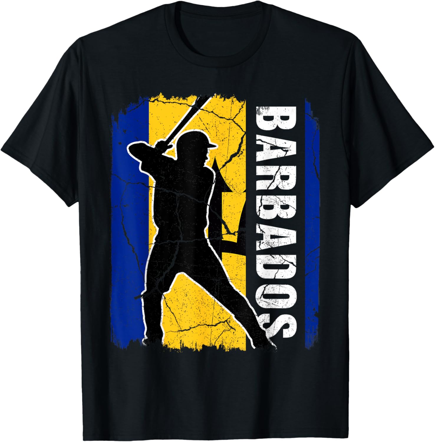 Barbadian Baseball Player Barbados Flag Baseball Fans