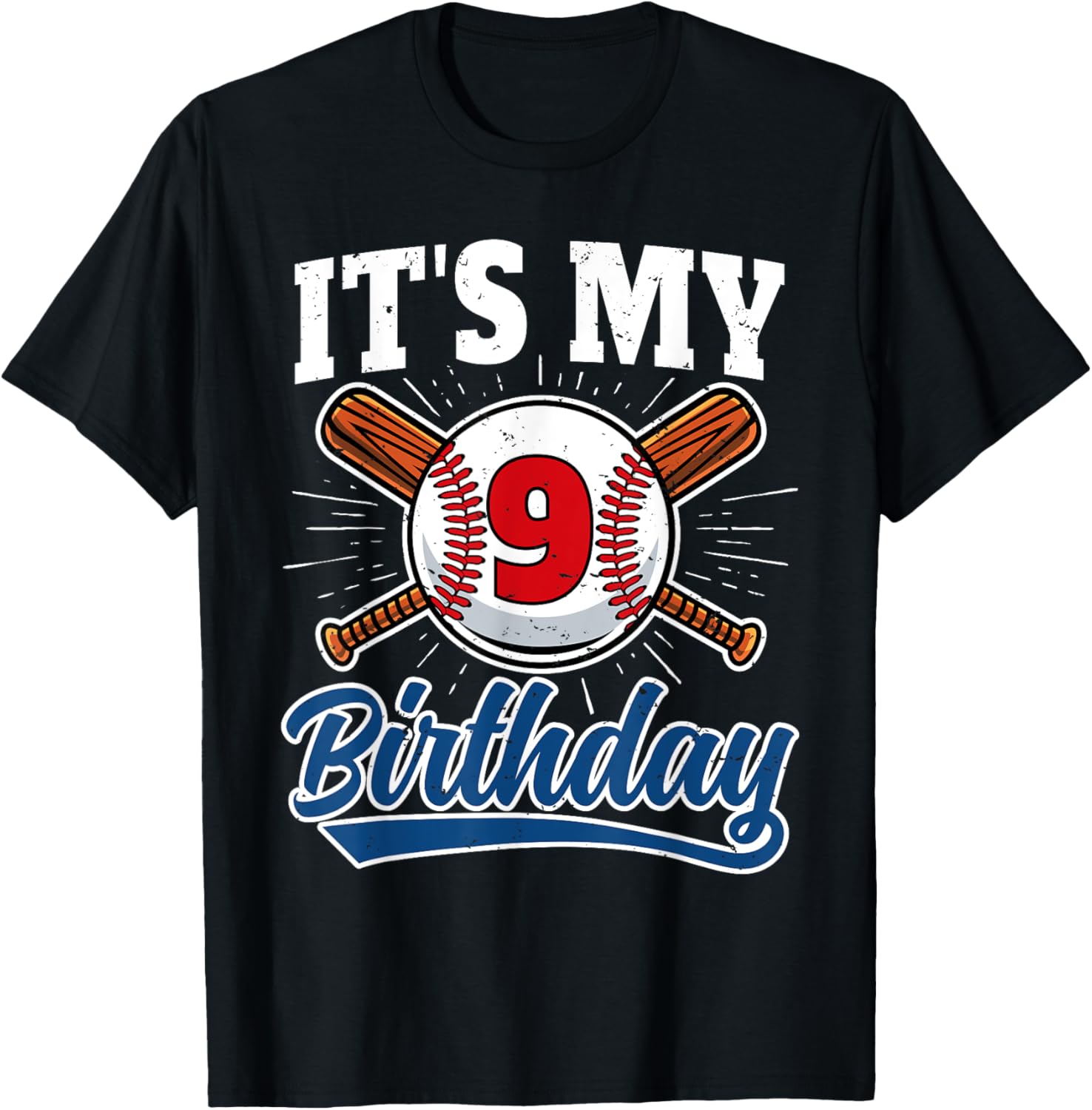 9 Years Old Kids Baseball Player 9th Birthday Party Boys