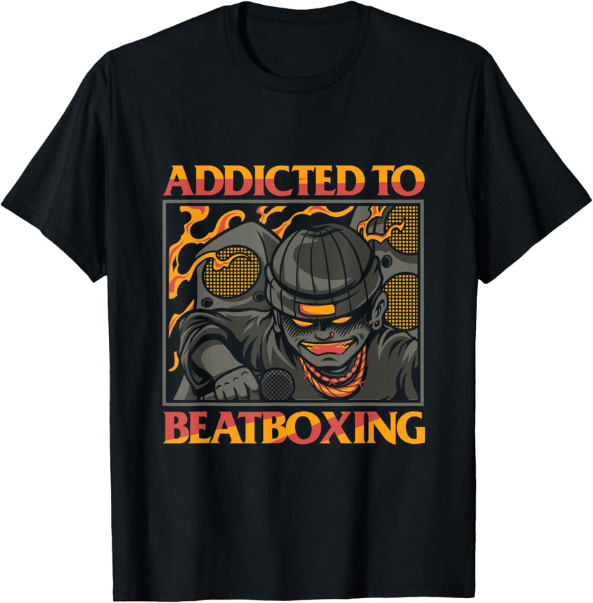 Addicted To Beatboxing Microphone Bboy Beatboxer Beat Rapper