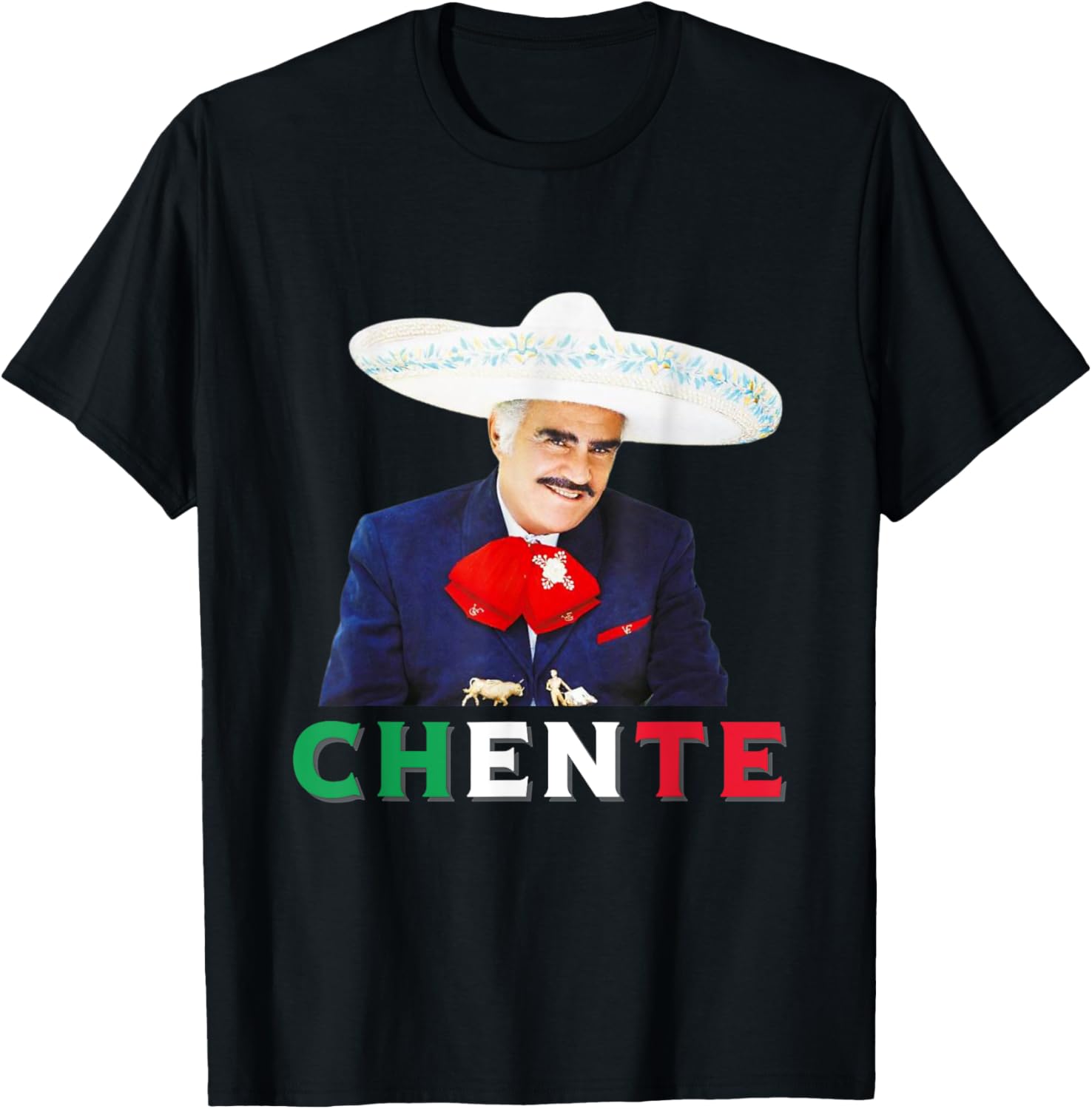 Chente Vicente Fernandez - Sigo Siendo El Rey Mexican Flag