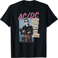 ACDC Dirty Deeds Done Dirt Cheap Rock Music Band