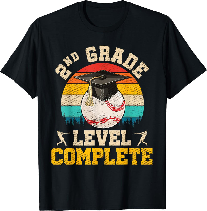 2nd Grade Level Complete Baseball Boy Last Day Of School