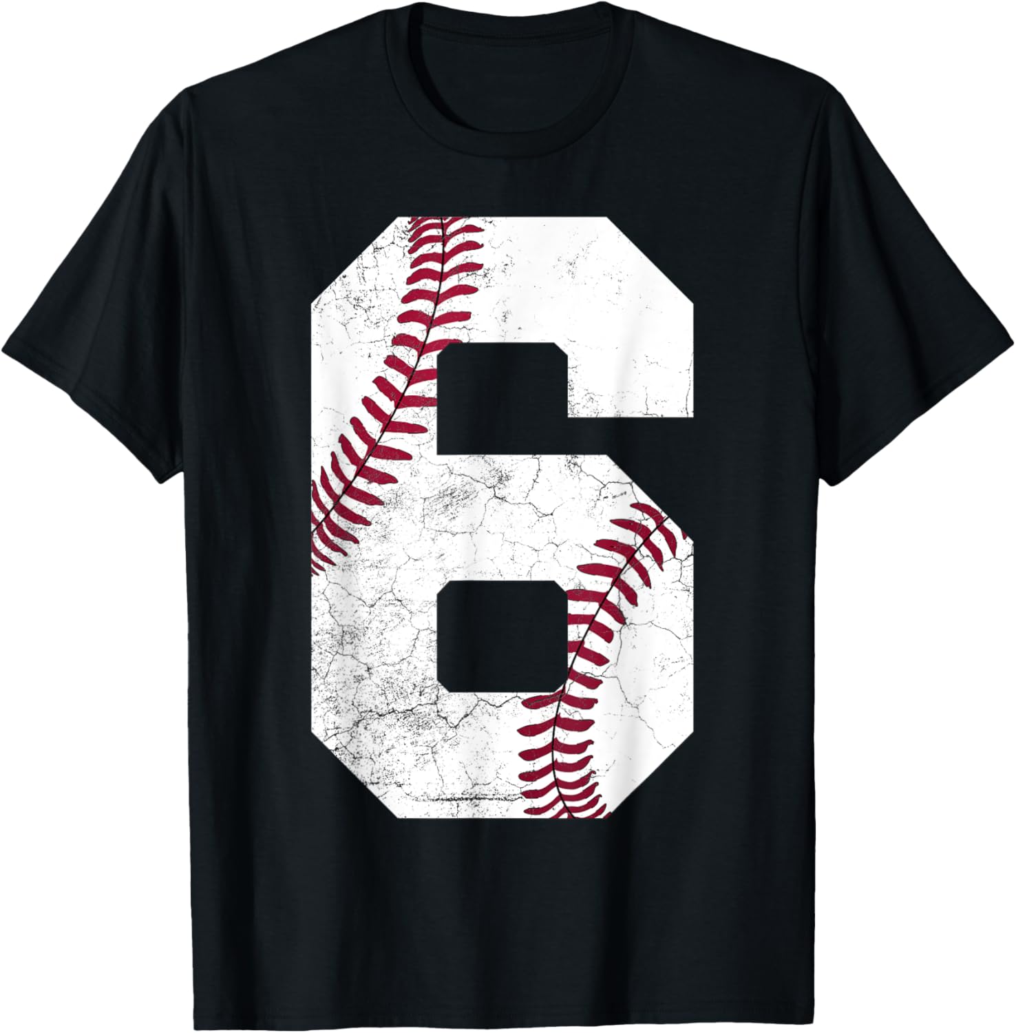 2019 6th Birthday Baseball Boys Kids Six 6 Years Old