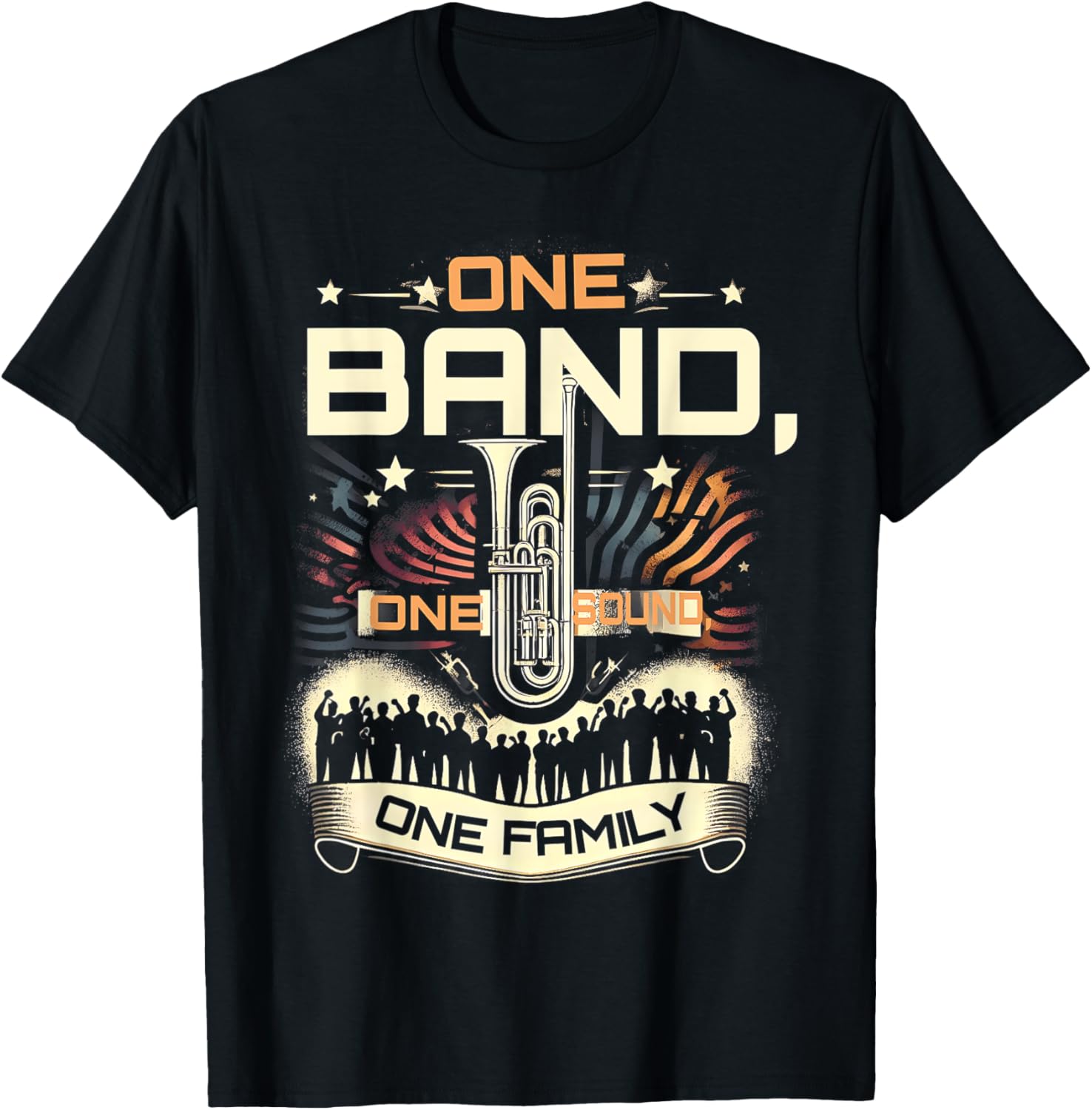 Band One Sound One Family Music Funny Marching Band