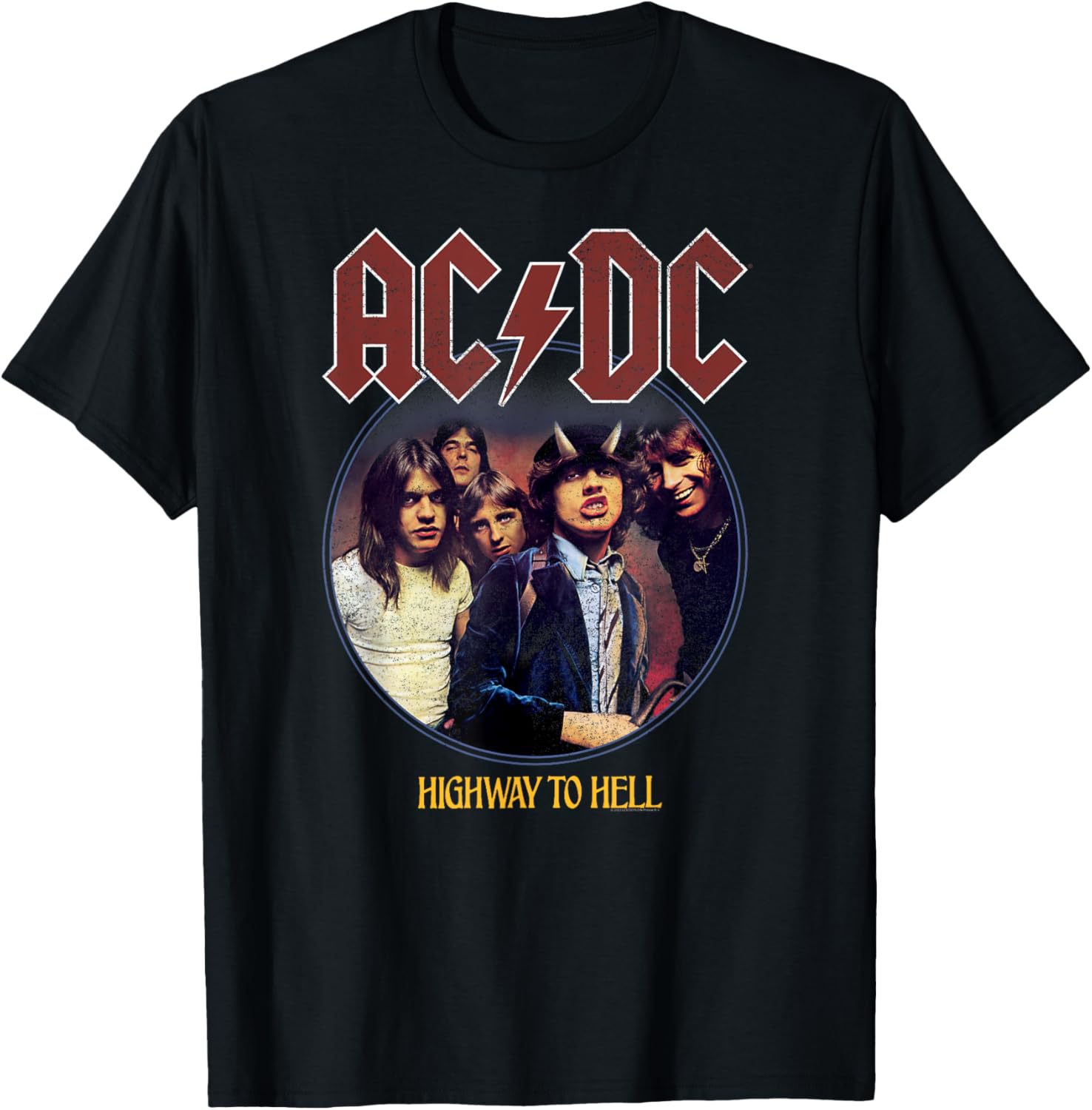 ACDC Highway To Hell Circle Rock Music Band