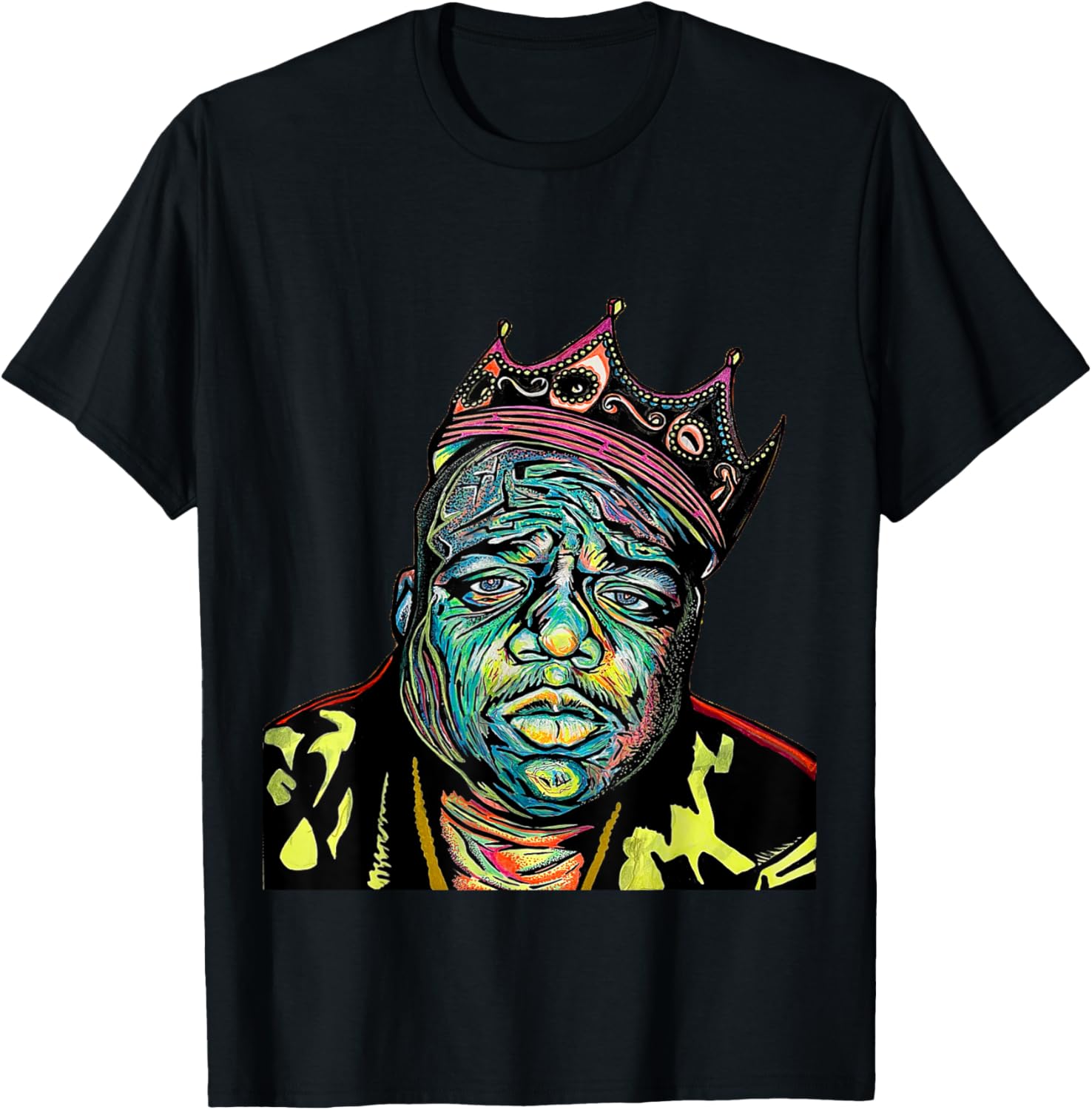 Alex Williams Art Colorful Rapper T-Shirt, Small