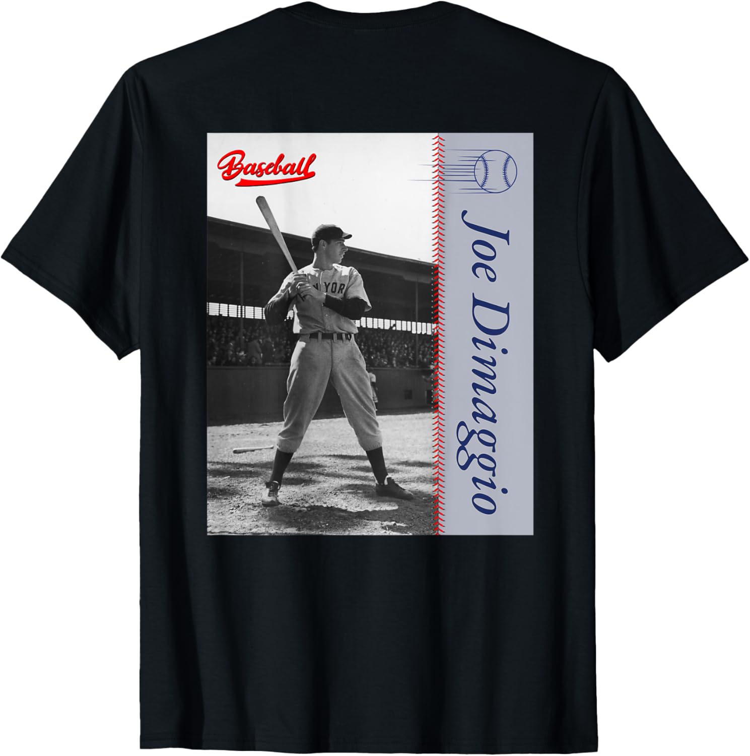 Joe Dimaggio_Baseball_002_Back Printed