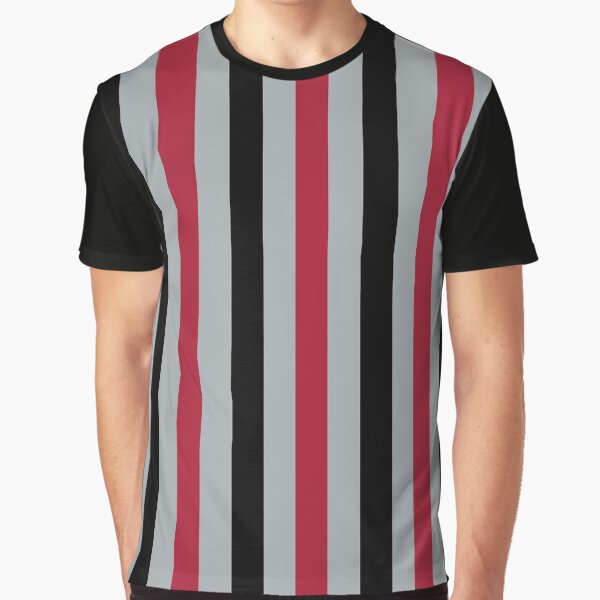 Atlanta Football Team Colors Graphic T-Shirt
