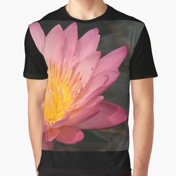 St. Paul, MN: Pink Water Lilly Graphic T-Shirt