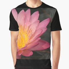 St. Paul, MN: Pink Water Lilly Graphic T-Shirt