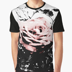 Retro Rose Pink Graphic T-Shirt