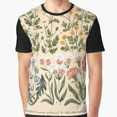 Vintage Wild Flower Graphic T-Shirt