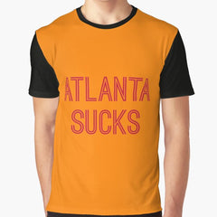 Atlanta Sucks - Orange/Red (Tampa Bay) Graphic T-Shirt