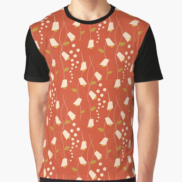 70s Vines Floral Grapefruit Graphic T-Shirt