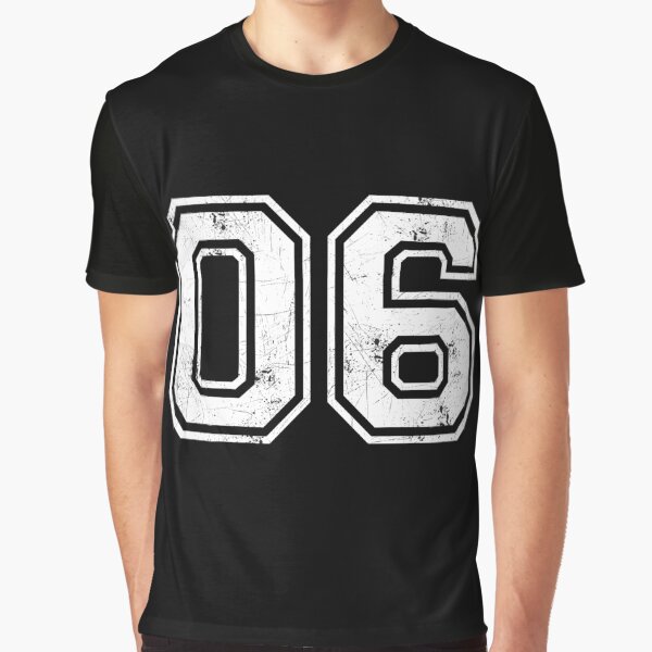 06 jersey jerseys number 6 jersey sports Graphic T-Shirt