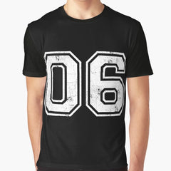 06 jersey jerseys number 6 jersey sports Graphic T-Shirt