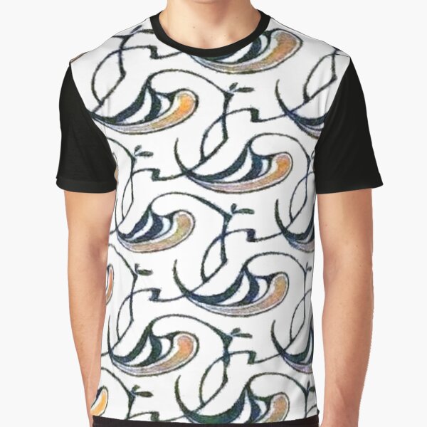 Art Nouveau Flourish Graphic T Shirt