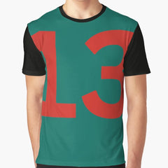 AMERICAN FOOTBALL NUMBER 13 Graphic T-Shirt