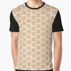 Boho Flower tiles Creamy Neutral Blush Graphic T-Shirt