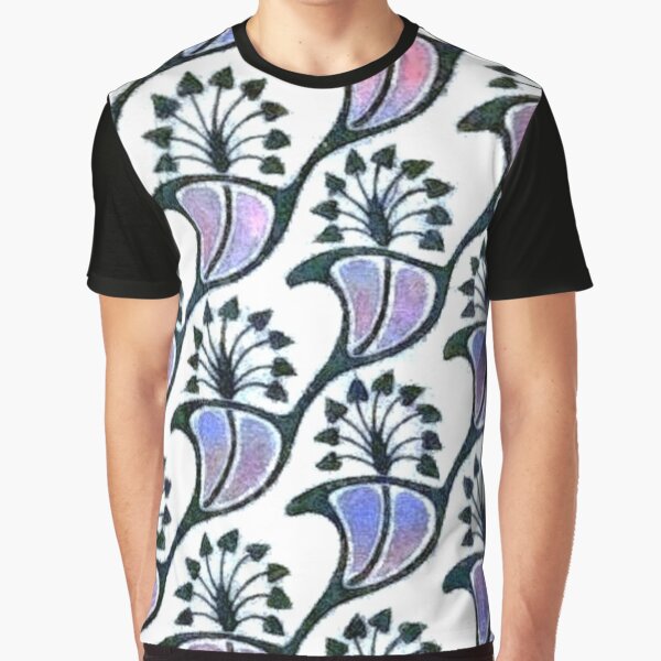 Art Nouveau Floral Graphic T-Shirt