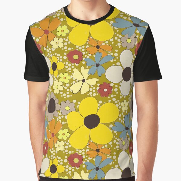 Mod Flowers 2 Graphic T-Shirt