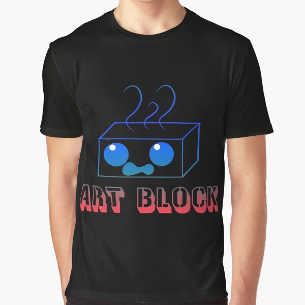 Art Block Color Graphic T Shirt