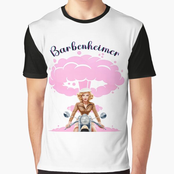 Barbenheimer Cartoon 1940S Fashion Atomic Escape Graphic T Shirt