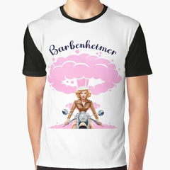 Barbenheimer Cartoon 1940S Fashion Atomic Escape Graphic T Shirt
