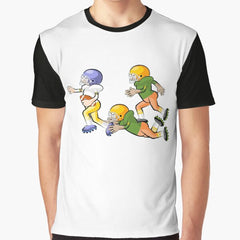 American Football Cartoon Style 40/41 Graphic T-Shirt