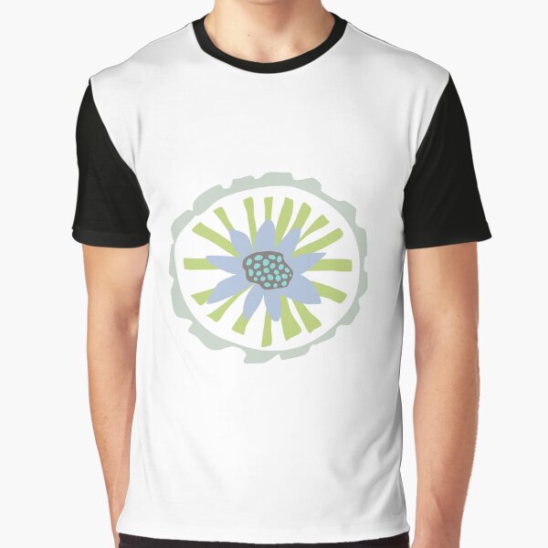 Funky Abstract Flower Graphic T-Shirt