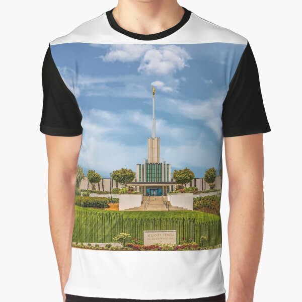 Atlanta Temple Church Of Latter Day Saints Graphic T Shirt