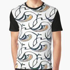 Art Nouveau Flourish Graphic T-Shirt