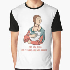 Proud Cat MOM! Graphic T-Shirt