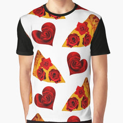 I HEART PIZZA Graphic T-Shirt