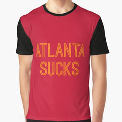 Atlanta Sucks Redorange Tampa Bay Graphic T Shirt