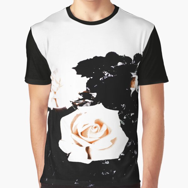 Retro Rose Peach Graphic T-Shirt