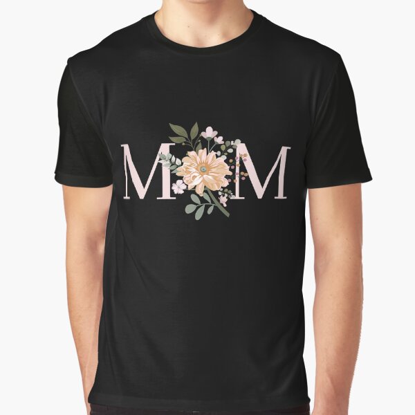 Mom text design Graphic T-Shirt