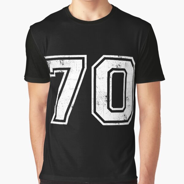 70 jersey jerseys number 70 jersey sports Graphic T-Shirt
